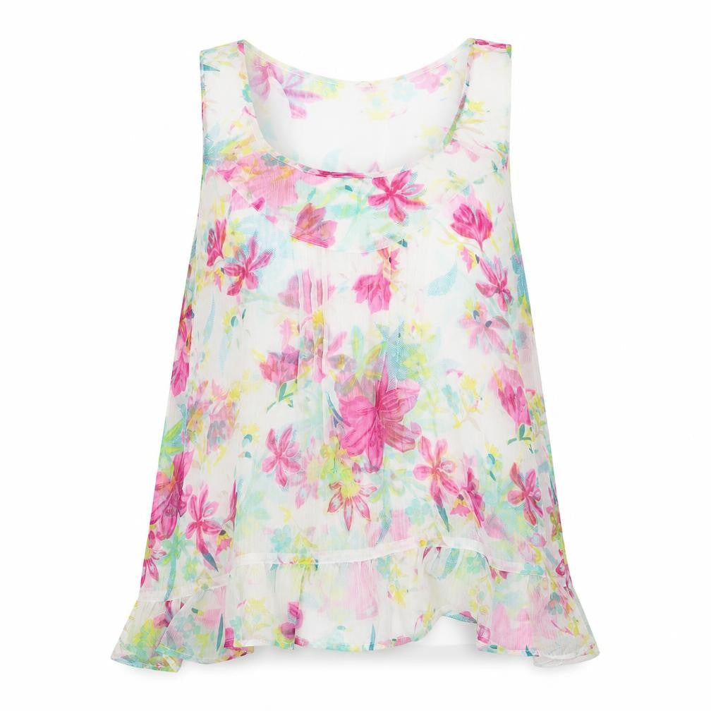 Womens UK Size L Chemistry Multicoloured Basic Tank