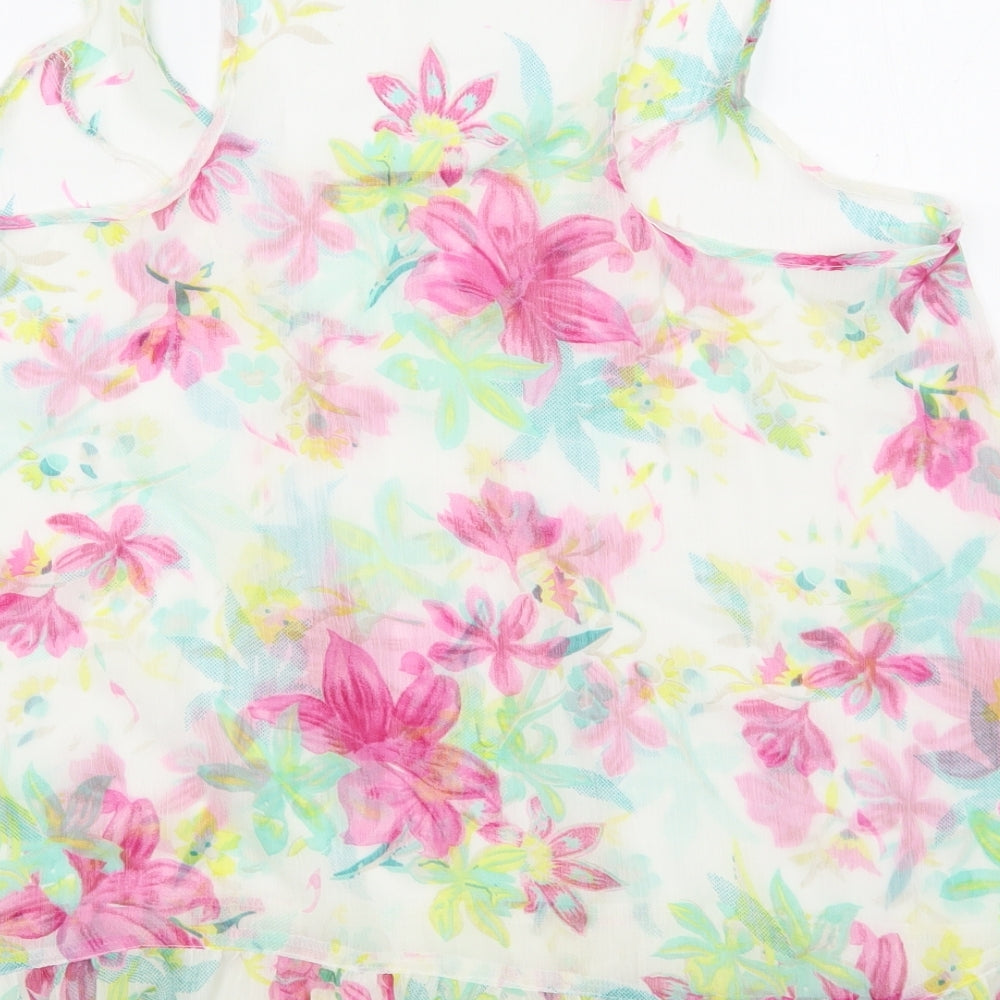 Womens UK Size L Chemistry Multicoloured Basic Tank