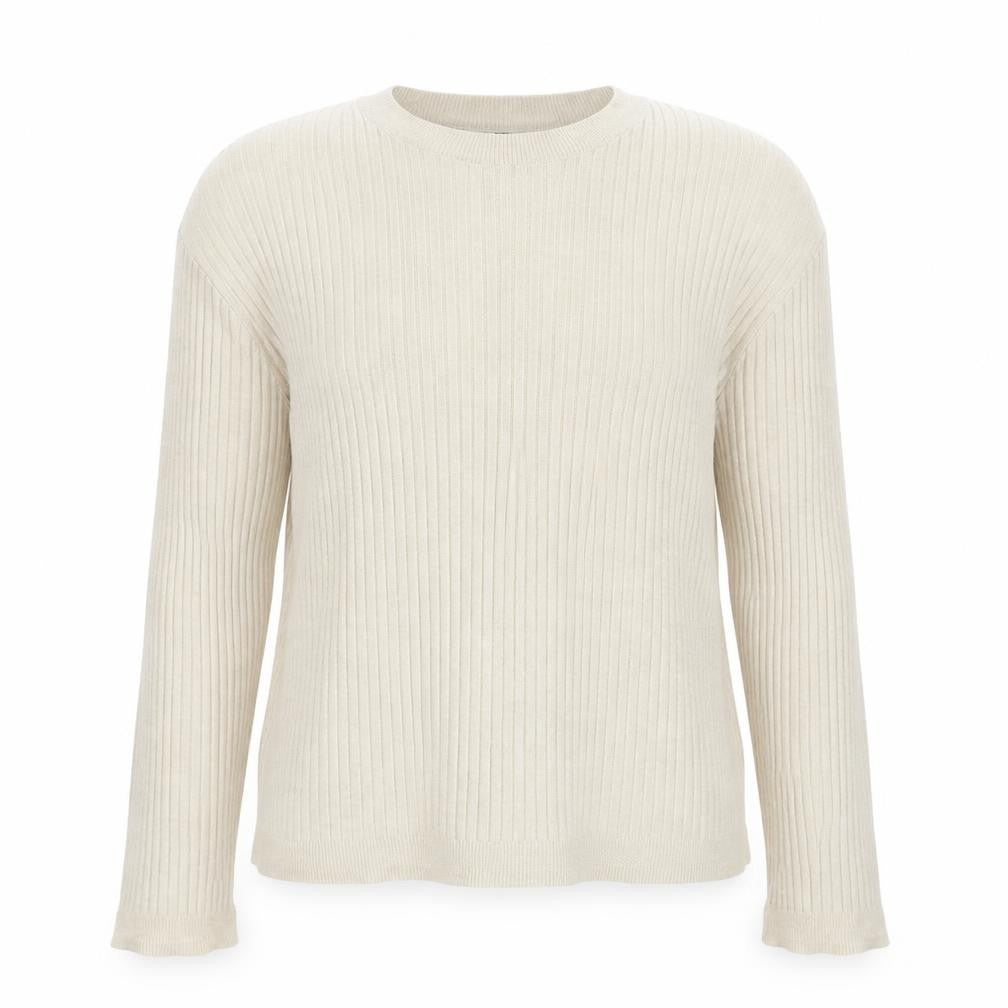 Womens UK Size S Bershka Beige Pullover Jumper