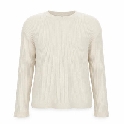Womens UK Size S Bershka Beige Pullover Jumper