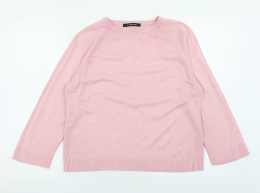 Womens UK Size M Dunnes Stores Pink Pullover Jumper