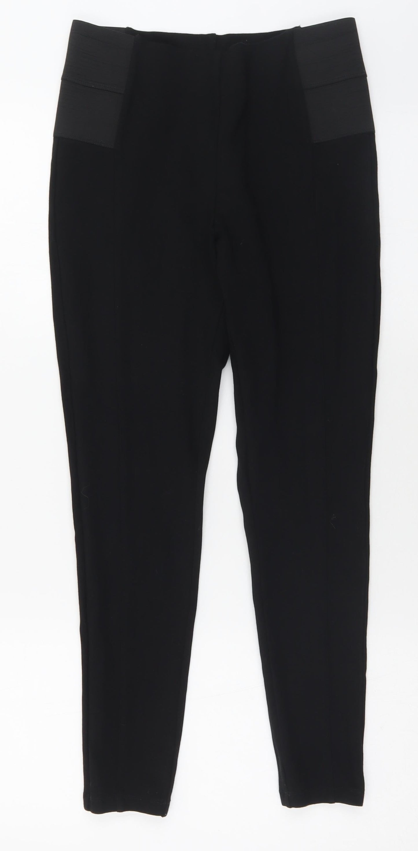 Womens UK Size 30 in Preworn Regular Fit  Black Trousers