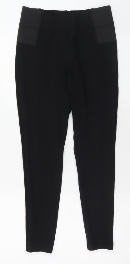 Womens UK Size 30 in Preworn Regular Fit  Black Trousers