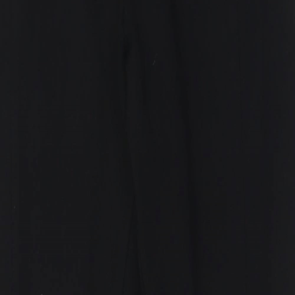 Womens UK Size 30 in Preworn Regular Fit  Black Trousers