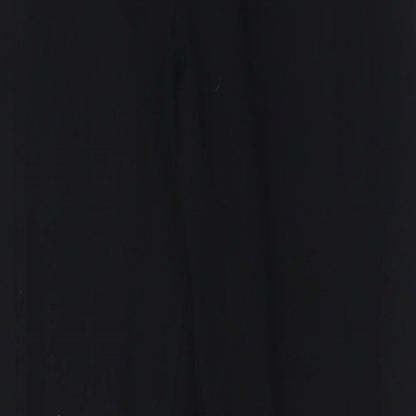 Womens UK Size 30 in Preworn Regular Fit  Black Trousers