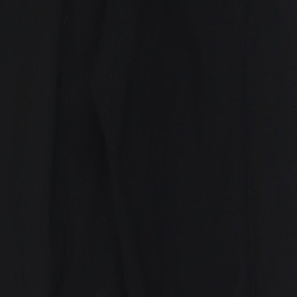 Womens UK Size 30 in Preworn Regular Fit  Black Trousers