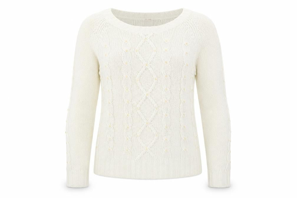 Womens UK Size 10 evie White Pullover Jumper