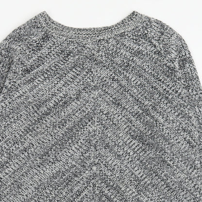 Womens UK Size M Peacocks Grey Pullover Jumper