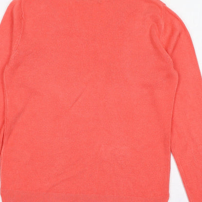Womens UK Size 8 Marks and Spencer Pink Pullover Jumper