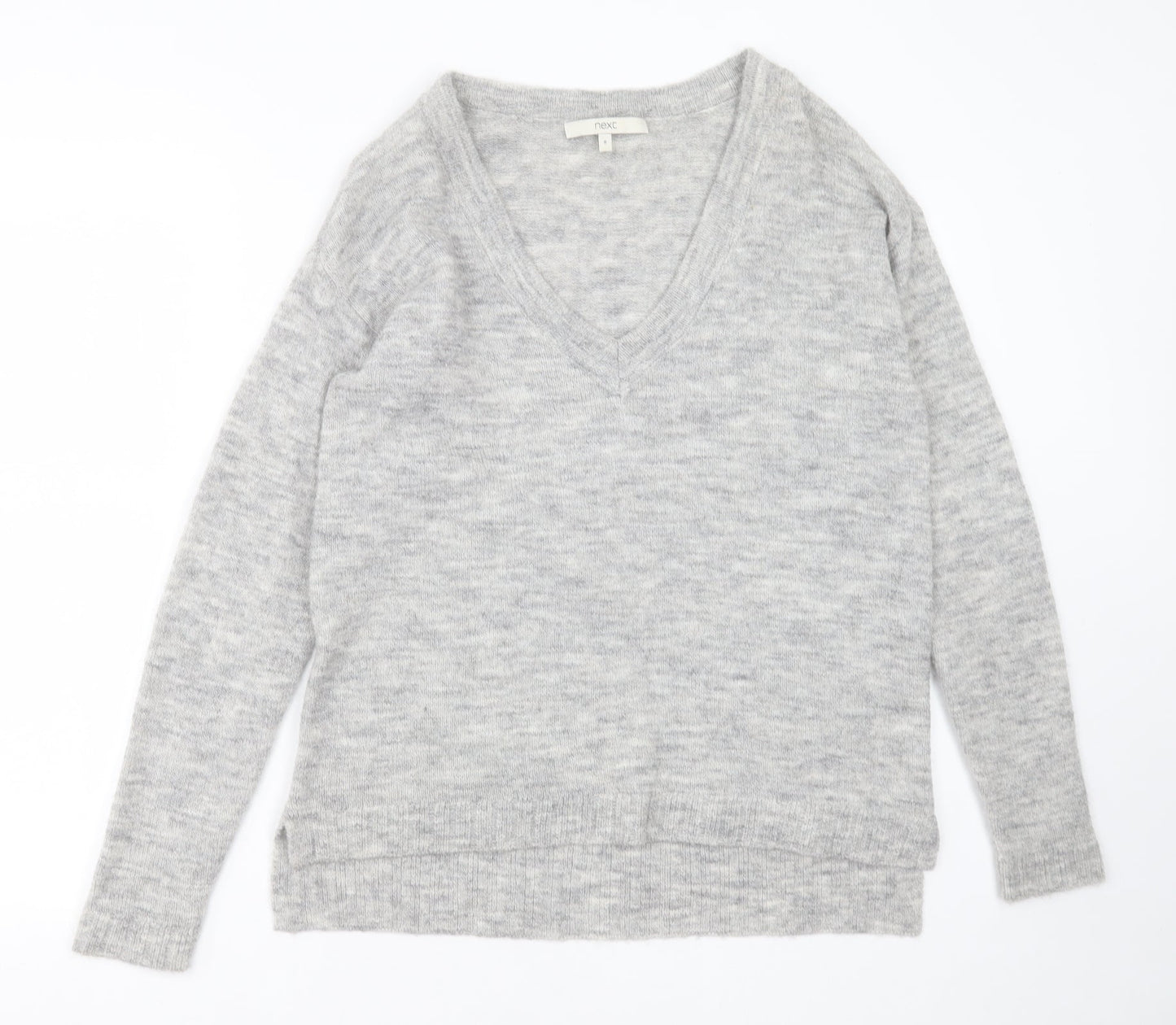 Womens UK Size 8 NEXT Grey Pullover Jumper