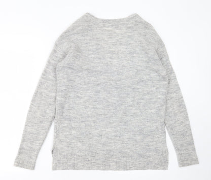 Womens UK Size 8 NEXT Grey Pullover Jumper