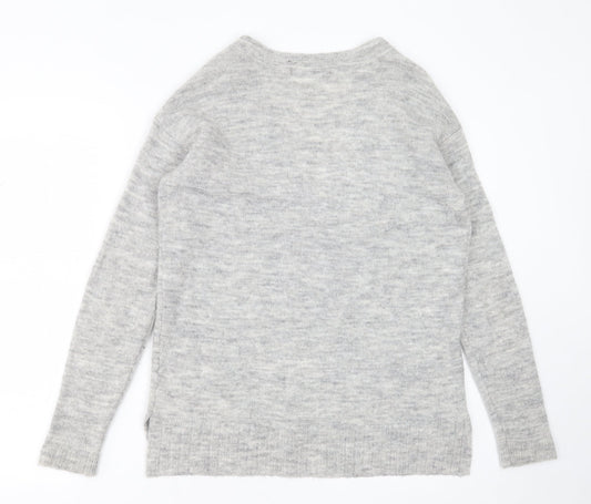 Womens UK Size 8 NEXT Grey Pullover Jumper