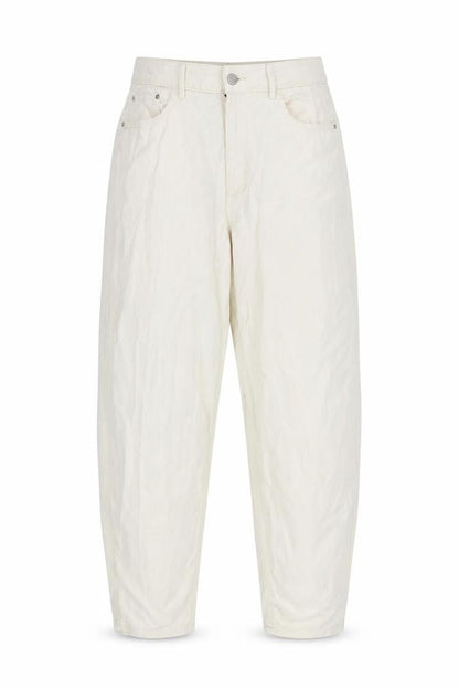 Womens UK Size 10 F&F Regular Fit Mom Ivory Jeans