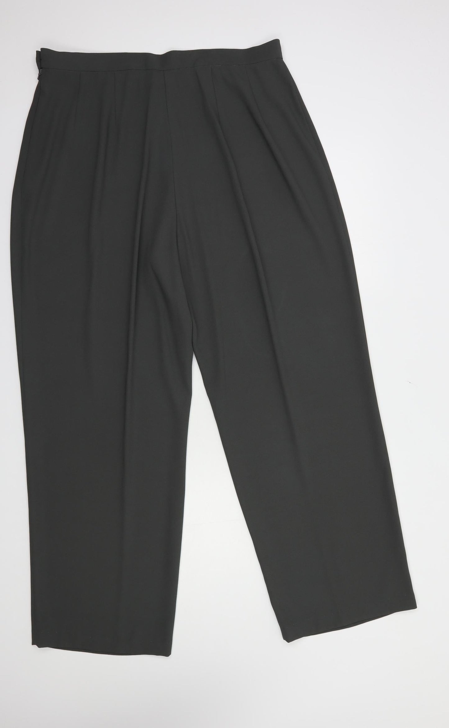 Mark Angelo Womens Grey  Polyester Dress Pants Trousers Size 20 L30 in Regular Button