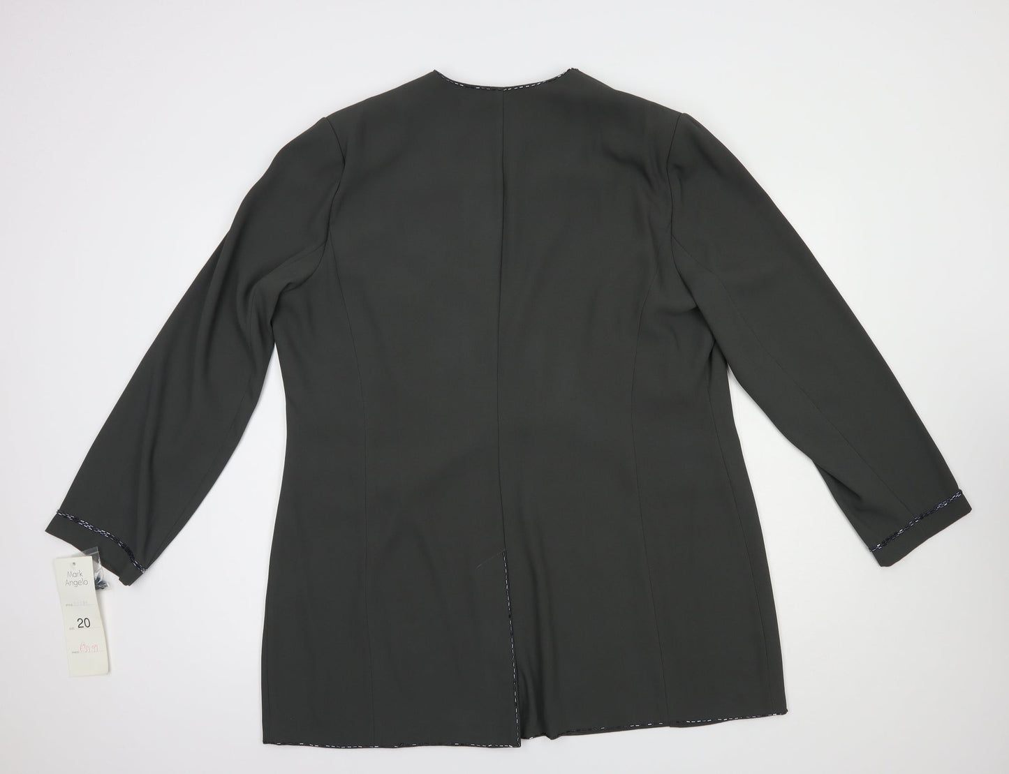 Mark Angelo Womens Grey   Jacket Blazer Size 20  Button