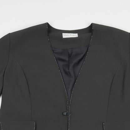 Mark Angelo Womens Grey   Jacket Blazer Size 20  Button