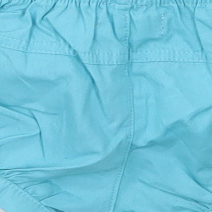 Boboli Baby Blue  Cotton Cropped Trousers Size Newborn   - Shorts