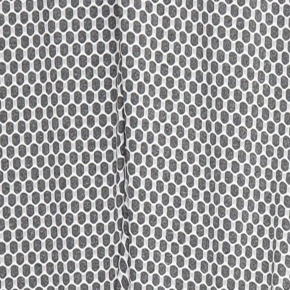 Preworn Womens Grey Geometric Polyester Snow Pants Leggings Size 25 in L24 in Regular