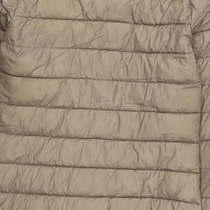 Dunnes Womens Brown   Quilted Coat Size S  Zip