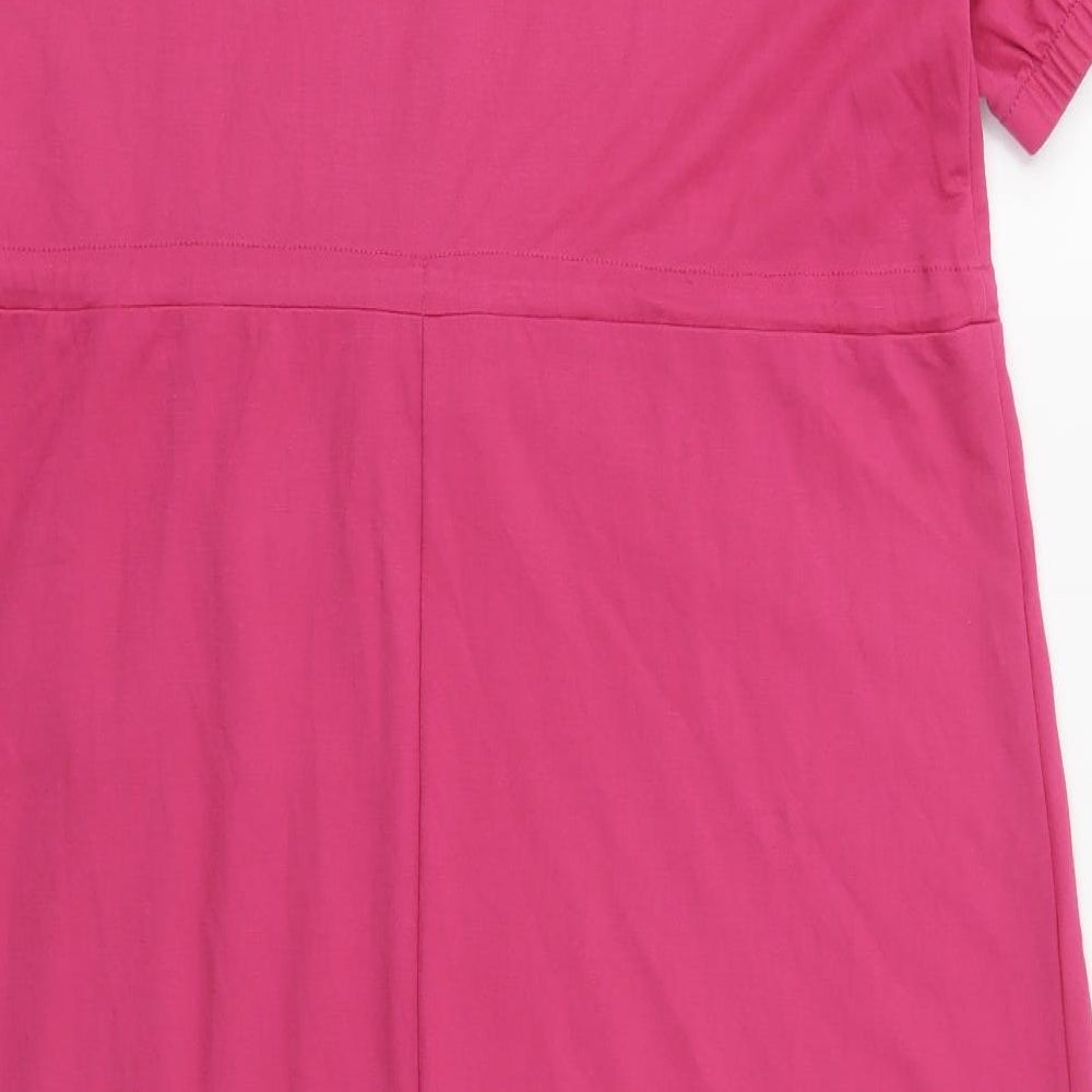 Papaya Womens Pink  Viscose A-Line  Size 12  Crew Neck Pullover