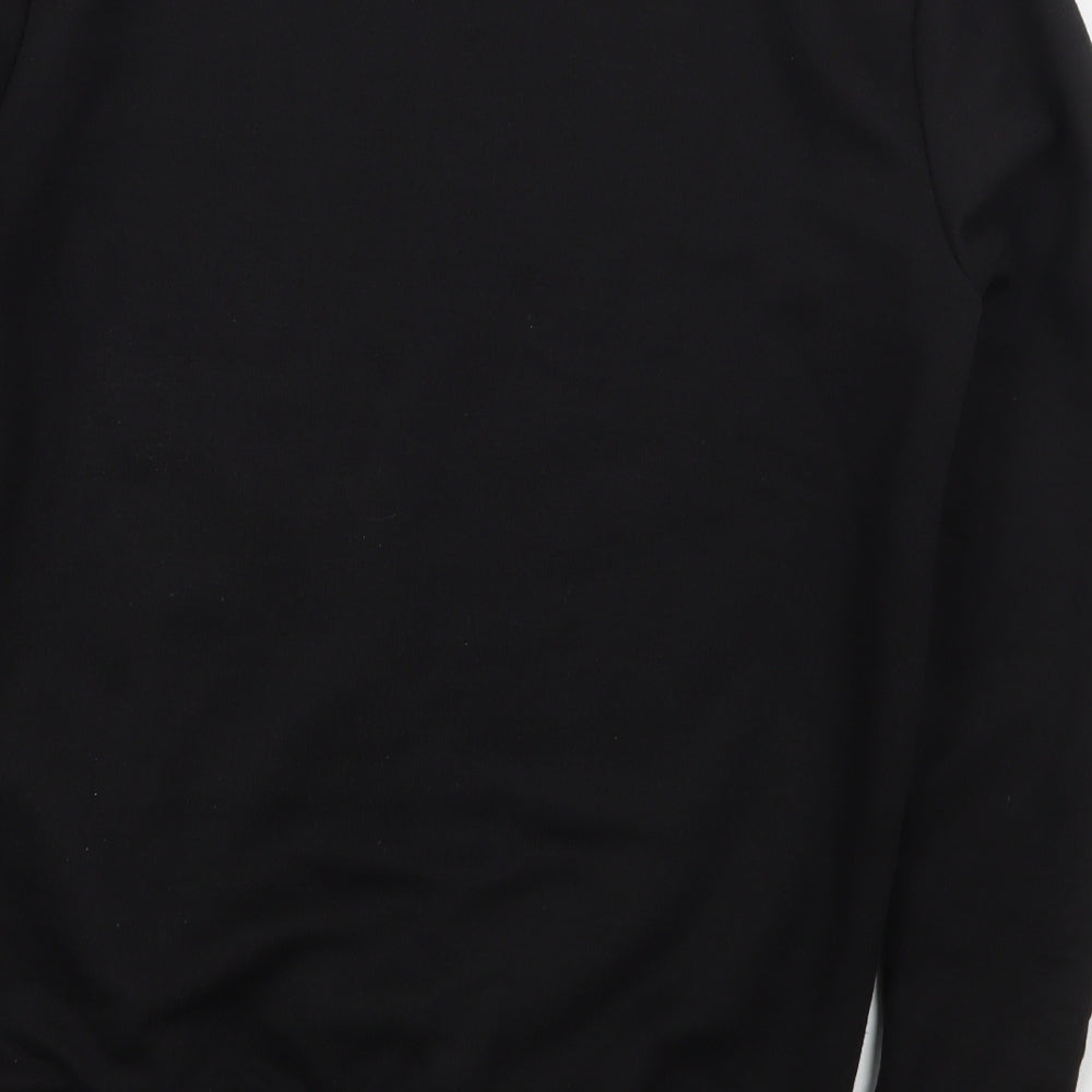 Mens UK Size XS River Island Black Pullover Sweatshirt