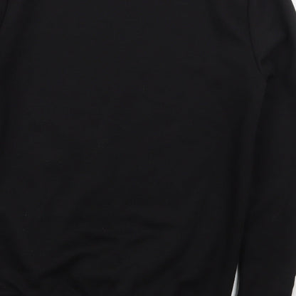 Mens UK Size XS River Island Black Pullover Sweatshirt