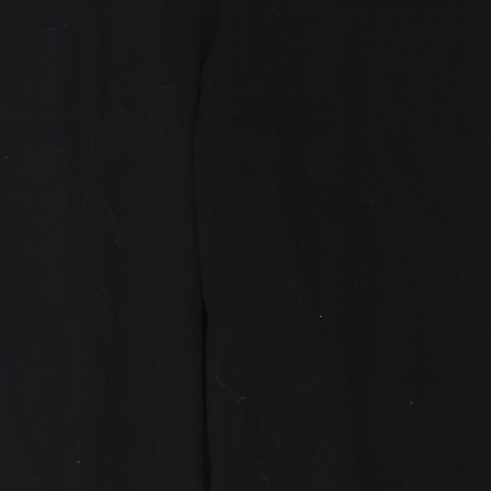 Womens UK Size 14 Papaya Regular Fit  Black Trousers