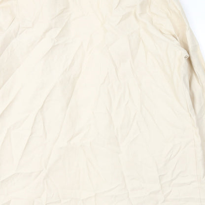 Primark Womens Beige  Viscose Jacket Blazer Size 8   - Open front