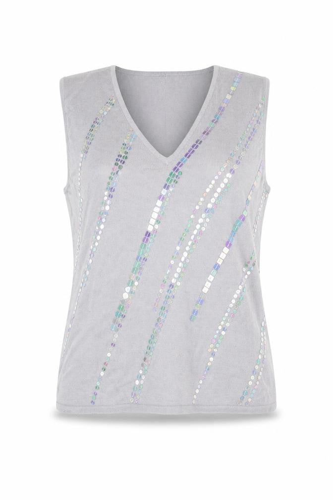 Womens UK Size 14 Essentials Purple Jersey Tank