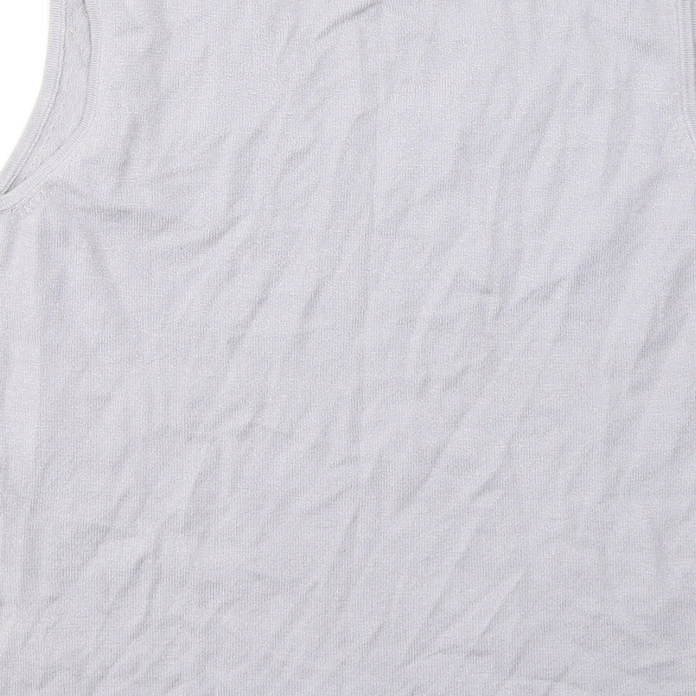 Womens UK Size 14 Essentials Purple Jersey Tank