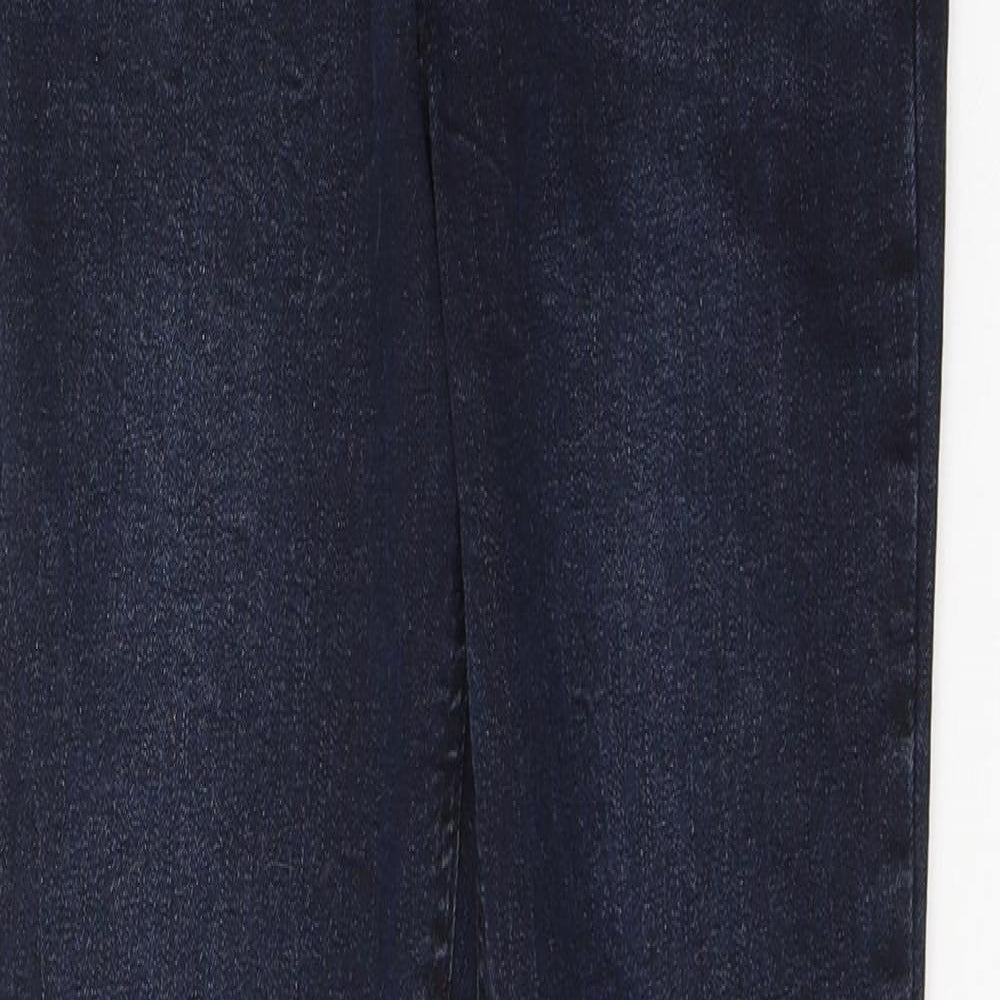 New Look Womens Black  Cotton Skinny Jeans Size 8 L29 in Slim Button