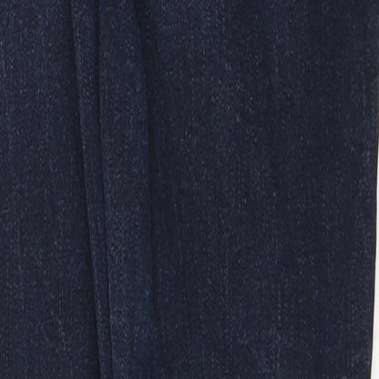 New Look Womens Black  Cotton Skinny Jeans Size 8 L29 in Slim Button