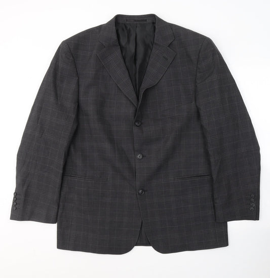 Mens UK Size L Taylor and Wright Regular Grey Suit Jacket