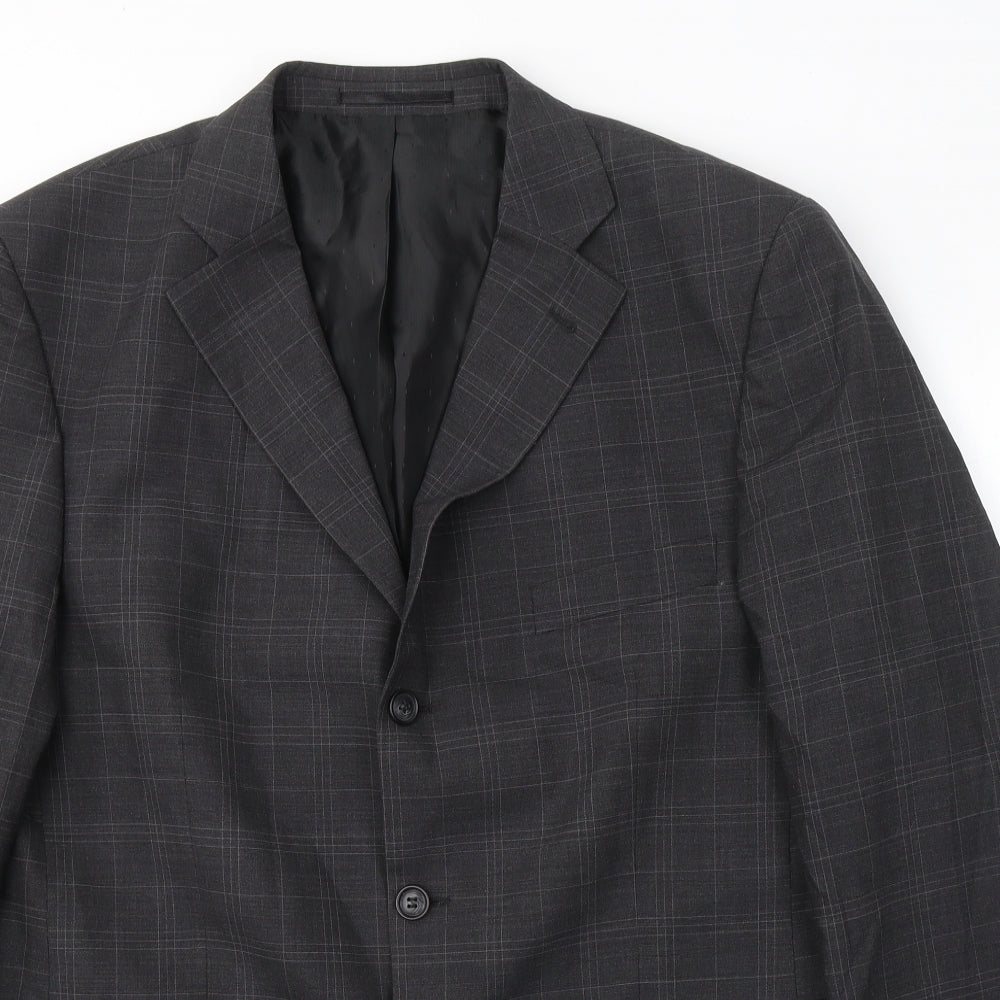 Mens UK Size L Taylor and Wright Regular Grey Suit Jacket