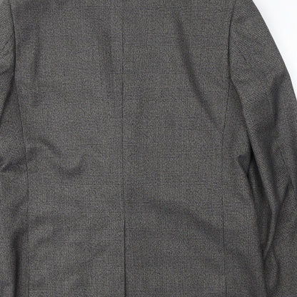 Mens UK Size L Cedar Wood State Regular Grey Suit Jacket