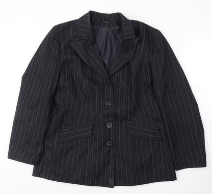 Womens UK Size 18 essence Regular Black Suit Jacket