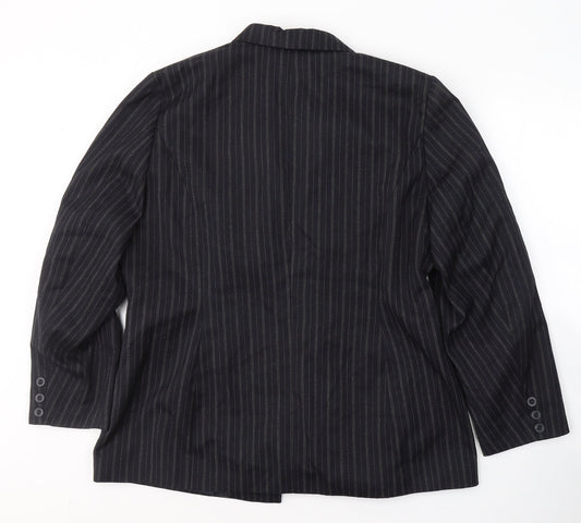 Womens UK Size 18 essence Regular Black Suit Jacket