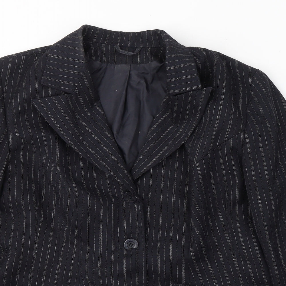 Womens UK Size 18 essence Regular Black Suit Jacket