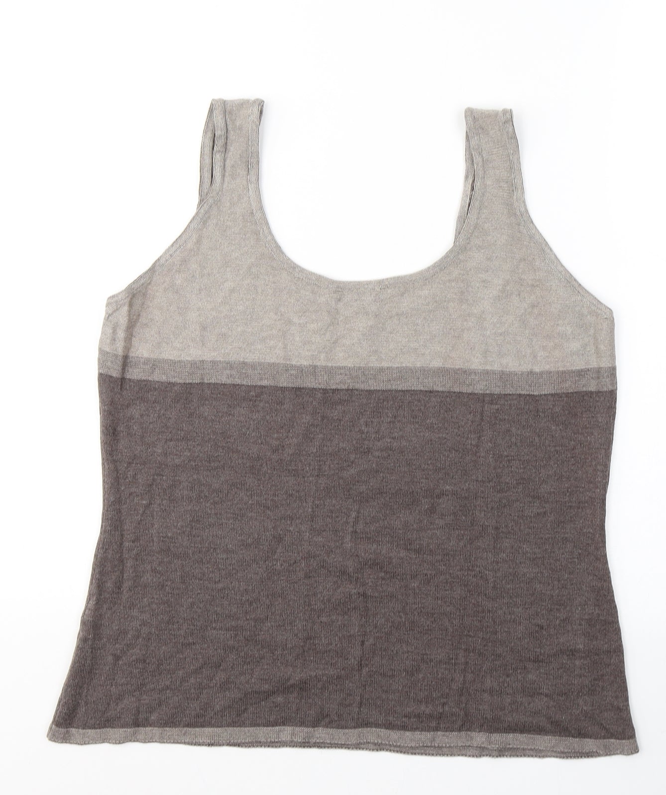 Womens UK Size 16 Per Una Brown Vest Jumper