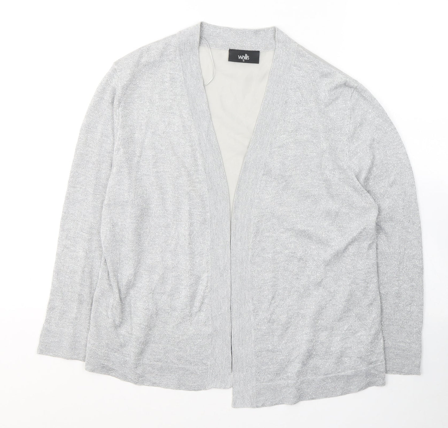 Womens UK Size M Wallis Grey Cardigan Jumper