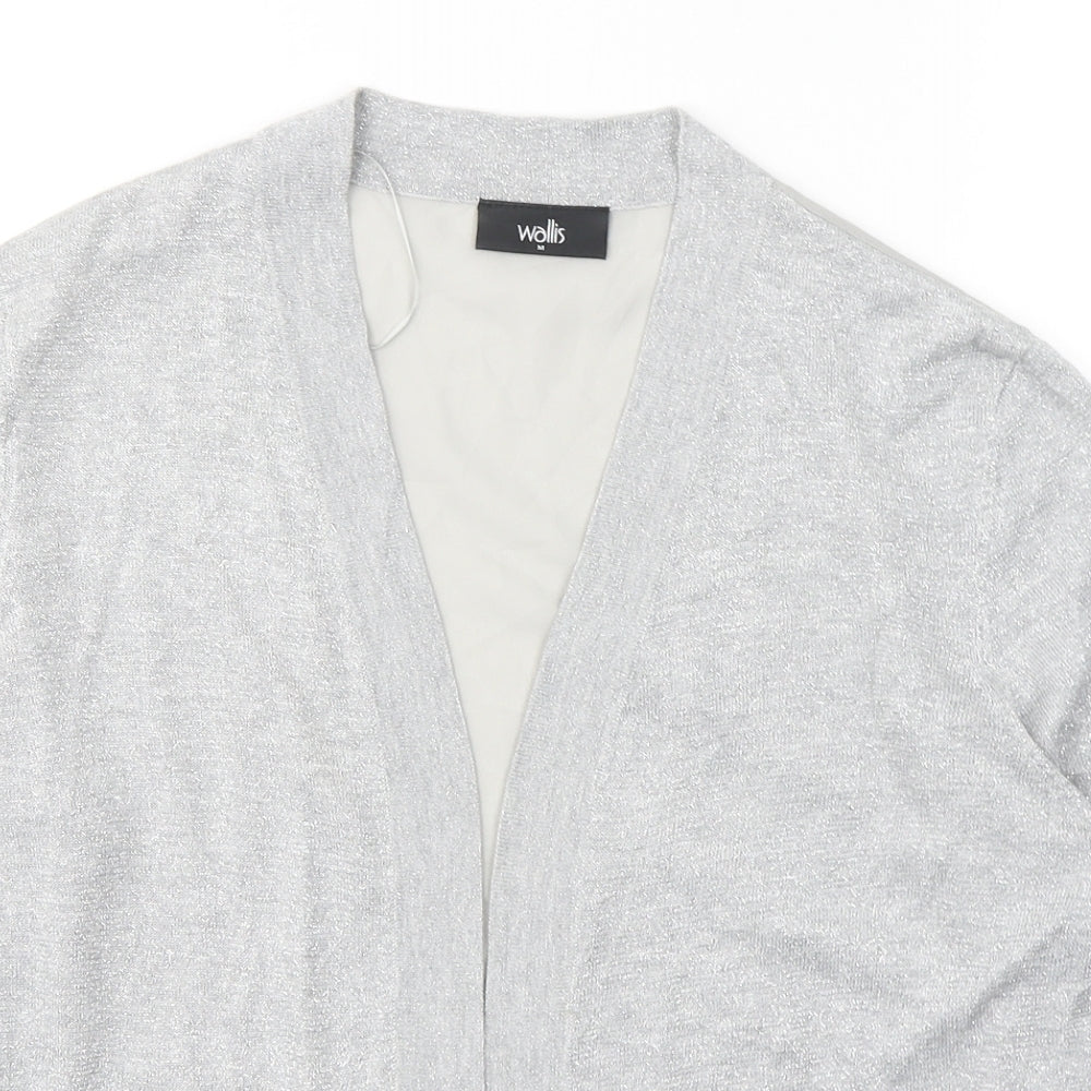 Womens UK Size M Wallis Grey Cardigan Jumper
