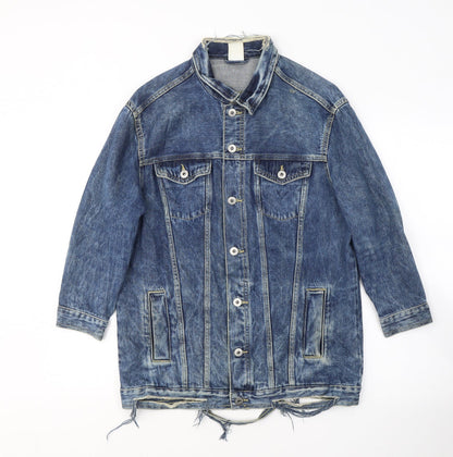 Womens UK Size 8 H&M Blue Jacket