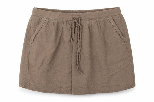 friday's project Womens Brown Geometric Cotton Swing Skirt Size S   Tie