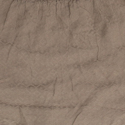 friday's project Womens Brown Geometric Cotton Swing Skirt Size S   Tie