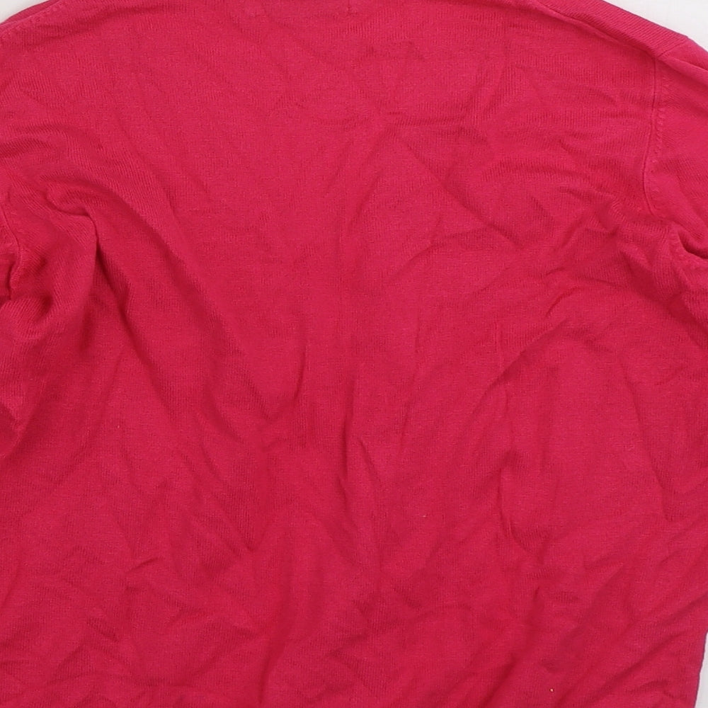 Womens UK Size 12 Marks and Spencer Pink Pullover Jumper