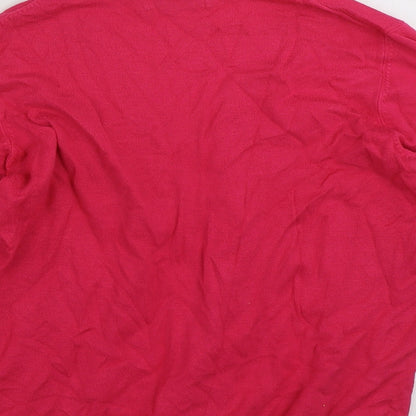 Womens UK Size 12 Marks and Spencer Pink Pullover Jumper