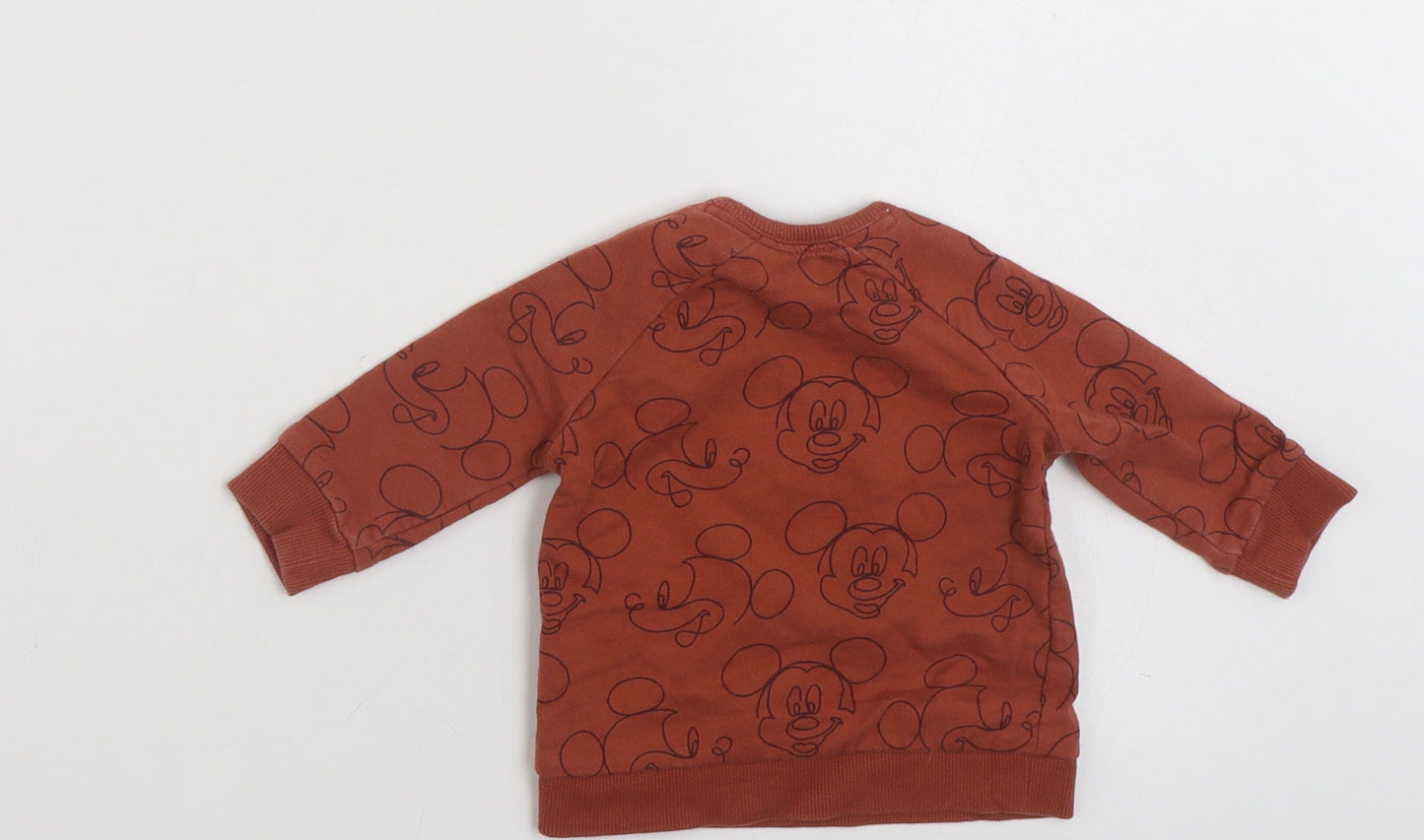 George Baby Brown  100% Cotton Pullover Jumper Size 0-3 Months  Pullover - Disney