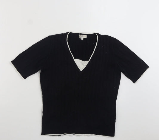 Womens UK Size L CC Black Pullover Jumper