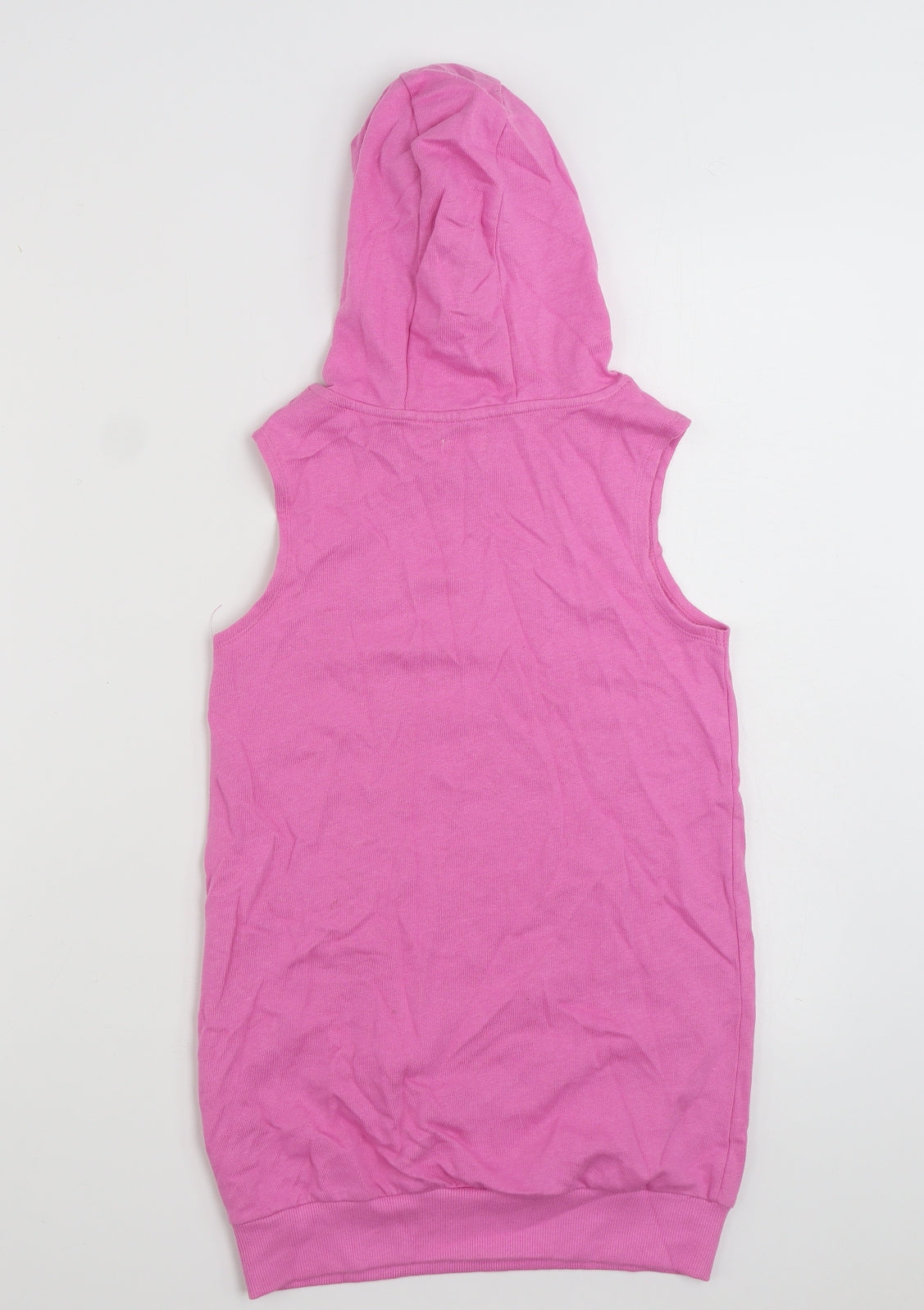 NEXT Girls Pink  100% Cotton Pullover Hoodie Size 10 Years  Pullover