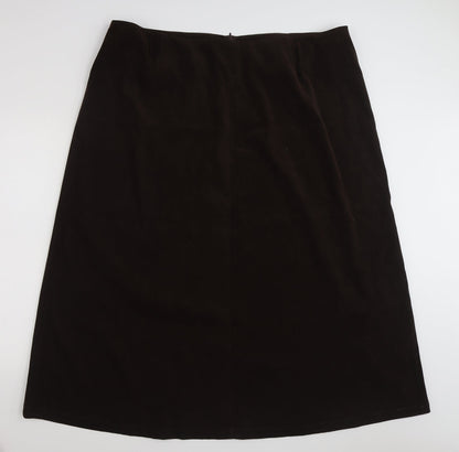 Womens UK Size 26 essence Maxi Velvet Skirt